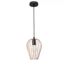 Pendul Nova Luce Sage, 1xE27, cupru, negru