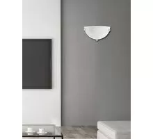 Aplica Nova Luce Giorno, 1xE27, alb, crom