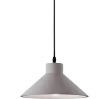 Pendul Ideal Lux Oil, 1xE27, gri-negru