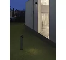 Stalp mic Nova Luce Focus, 1xGU10, antracit inchis, IP54