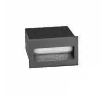 Spot trepte/pardoseli LED incastrat Nova Luce Krypton, 2W, gri inchis, IP54