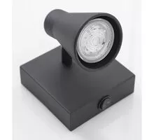 Aplica Nova Luce Dublin, 1xGU10, negru