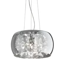 Lustra Ideal Lux Audi-80, 5xG9, crom-fumuriu