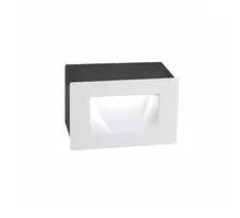 Spot trepte/pardoseli LED incastrat Nova Luce Krypton, 3W, lat, alb, IP54