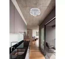 Plafoniera Nova Luce Tore, 3xGU10, alb mat