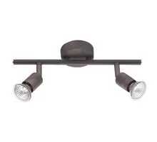 Plafoniera Nova Luce Base, 2xGU10, ruginiu