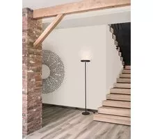 Lampadar LED Nova Luce Viti, 18W, negru, dimabil