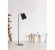 Lampadar Nova Luce Stabile, 1xE27, alb mat, negru
