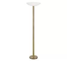 Lampadar LED Nova Luce Rocco, 30W, alb, auriu antic, dimabil