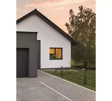 Stalp mediu LED Nova Luce Enzi, 15W, gri inchis, IP54