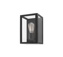 Aplica Nova Luce Zest, 1xE27, negru, IP54