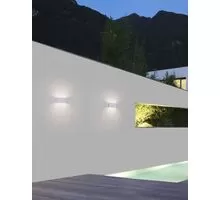 Aplica LED Nova Luce Mile, 2x5W, alb, IP54