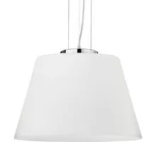 Pendul Ideal Lux Cylinder, 1xE27, alb-crom