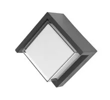 Aplica LED Nova Luce Max, 12W, triunghi, gri inchis, IP65