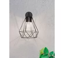 Aplica Nova Luce Isidora, 1xE27, negru, IP54