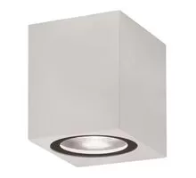 Aplica Nova Luce Nero, 1xGU10, patrat, alb, IP54