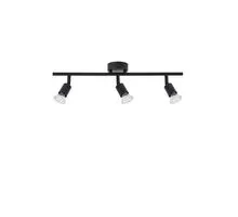 Plafoniera Nova Luce Lup, 3xGU10, negru