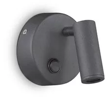 Aplica LED Ideal Lux Page, 3W, negru