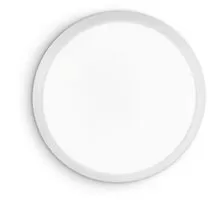 Plafoniera LED Ideal Lux Gemma, 24W, alb-alb mat