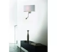 Aplica Ideal Lux Hotel, 1xE27, alb-crom