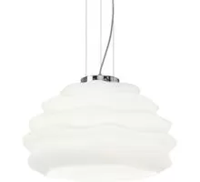 Pendul Ideal Lux Karma, 1xE27, alb-crom