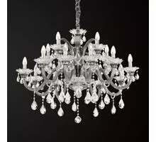 Candelabru cristal Ideal Lux Colossal, 15xE14, gri