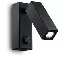 Aplica LED Ideal Lux Page, 3W, negru