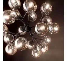 Lustra Ideal Lux Kepler, 18xE27, fumuriu-negru