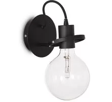 Aplica Ideal Lux Radio, 1xE27, negru