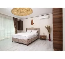Plafoniera cristal Ideal Lux King, 9xG9, auriu