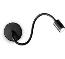 Aplica LED Ideal Lux Focus, 3W, negru