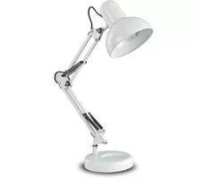 Lampa de birou Ideal Lux Kelly, 1xE27, alb