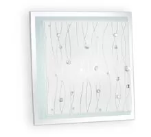 Plafoniera Ideal Lux Ocean, 2xE27, crom-transparent