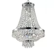 Candelabru cristal Ideal Lux Caesar, 12xG9, crom