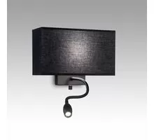 Aplica LED Ideal Lux Hotel, 8W, negru