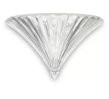 Aplica Ideal Lux Santa, 1xE14, crom-transparent