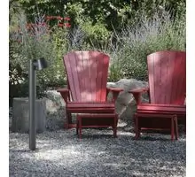 Stalp mediu, Ideal Lux Gas, 1xGU10, 115x205x800mm, antracit, IP43, 139470