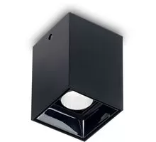 Plafoniera tip spot, LED, aplicat, Ideal Lux Nitro, 10W, 3000K, 55x55x90mm, negru
