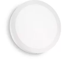 Aplica LED Ideal Lux Universal Round, 25W, 3000K, 300mm, alb