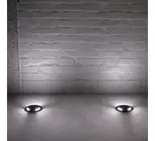 Spot LED trepte/pardoseli, Ideal Lux Landing, 1xGX53, 160x110mm, negru, IP67, 120362