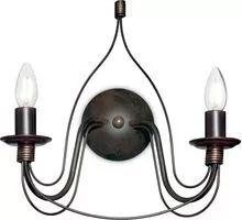 Aplica Ideal Lux Corte, 2xE14, ruginiu