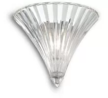 Aplica Ideal Lux Santa, 1xE14, crom-transparent