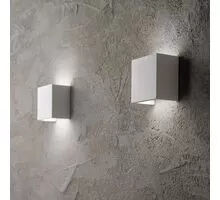 Aplica Ideal Lux Flash Gesso, 1xG9, 120x75x125mm, alb