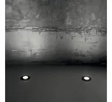 Spot LED trepte/pardoseli, Ideal Lux Gravity, 1xGU10, 90x132mm, negru, IP67, 120249