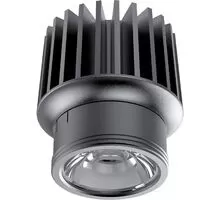 Modul LED incastrat Ideal Lux Dynamic, 15W, 2700K, 65mm, negru, IP54, 208572