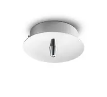 Baza circulara, Ideal Lux, 100x45mm, crom, 122830