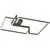 Plafoniera LED Mantra Boutique, 42.5W, 3000K, negru