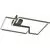 Plafoniera LED Mantra Boutique, 42.5W, 3000K, negru, dimabil