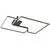 Plafoniera LED Mantra Boutique, 79W, 3000K, negru