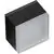 Spot fix aplicat LED AZzardo Apulia S, 10W, 3000K, negru, IP54